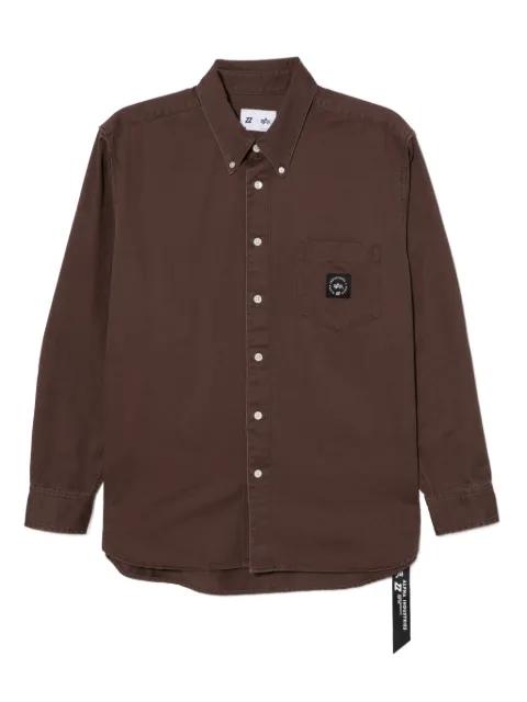 logo-patch shirt by IZZUE