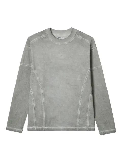 long-sleeve panelled T-shirt by IZZUE