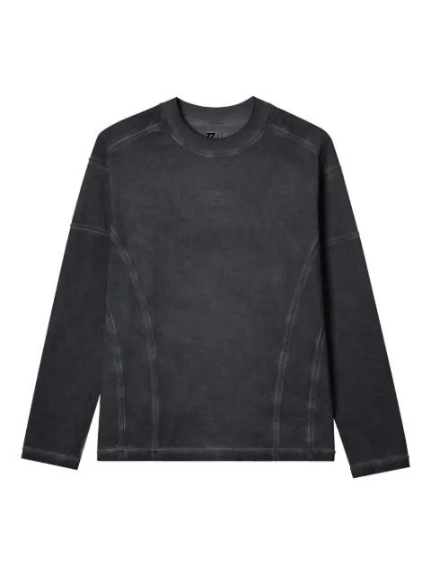 long-sleeve panelled T-shirt by IZZUE