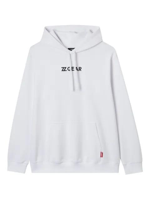 mountain-print hoodie by IZZUE