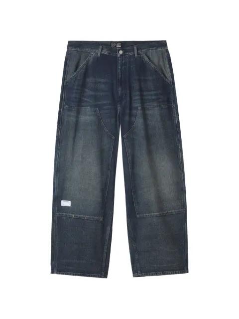 panelled wide jeans by IZZUE