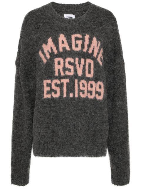 pattern-jacquard jumper by IZZUE