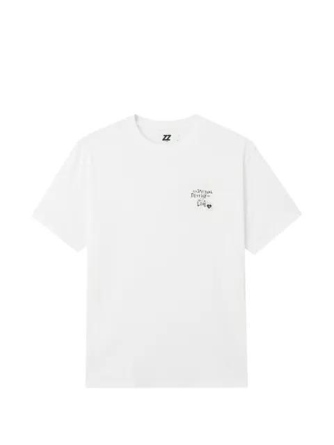 slogan-print T-shirt by IZZUE