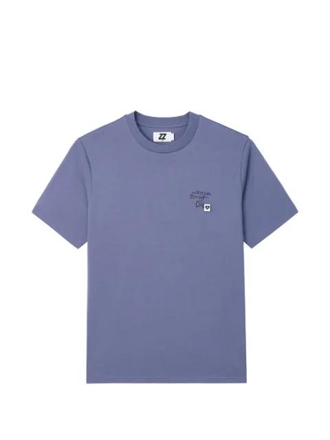 slogan-print T-shirt by IZZUE