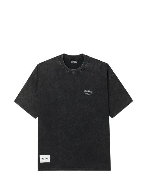 slogan-print T-shirt by IZZUE