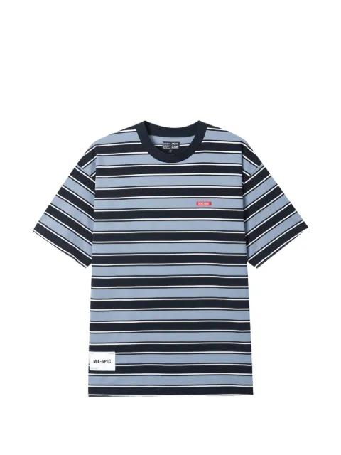 striped patch T-shirt by IZZUE