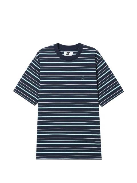 striped-pattern T-shirt by IZZUE