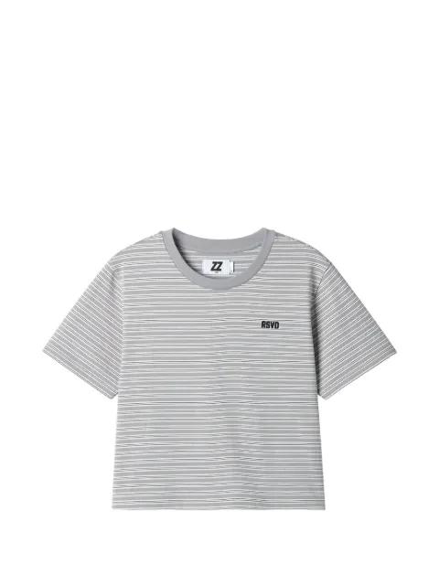 striped round-neck T-shirt by IZZUE