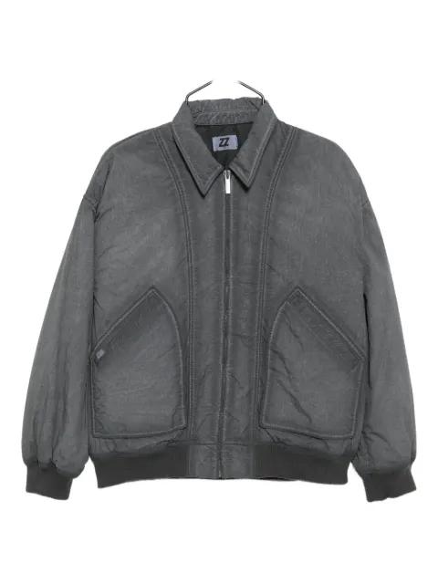 zip-up puffer jacket by IZZUE