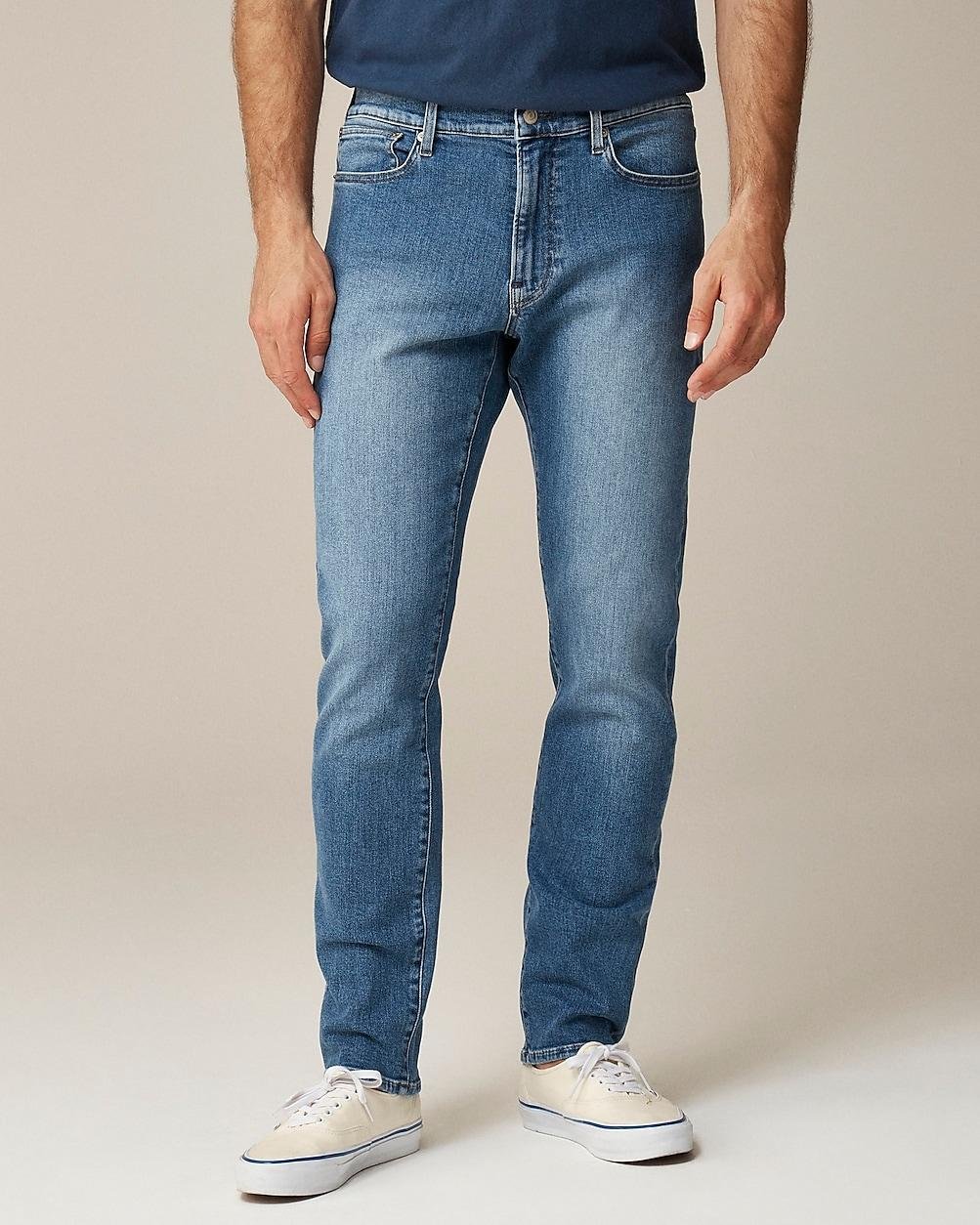 1040 Athletic Tapered-fit stretch jean in medium wash by J.CREW