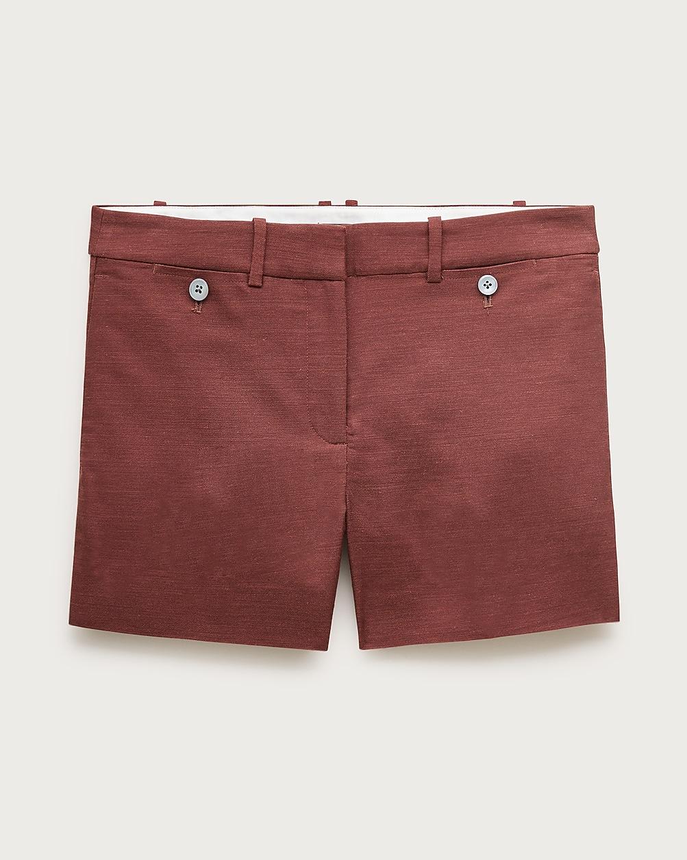 "4"" short in Gramercy linen blend" by J.CREW
