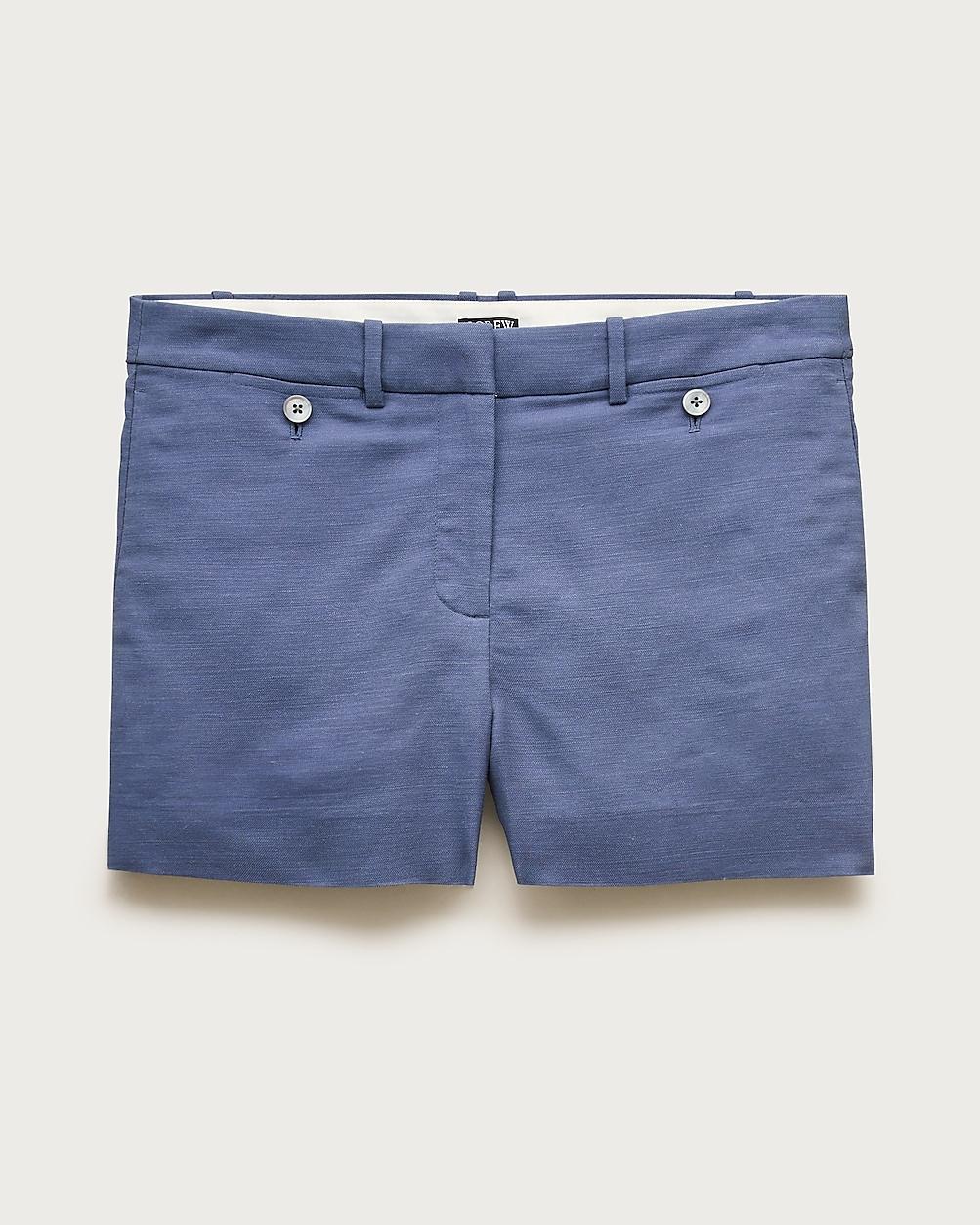 "4"" short in Gramercy linen blend" by J.CREW