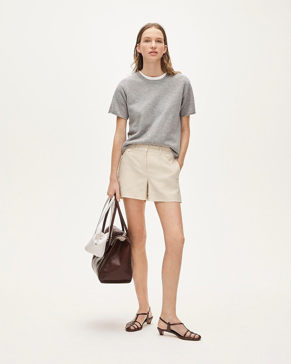 "4"" short in Gramercy linen blend" by J.CREW
