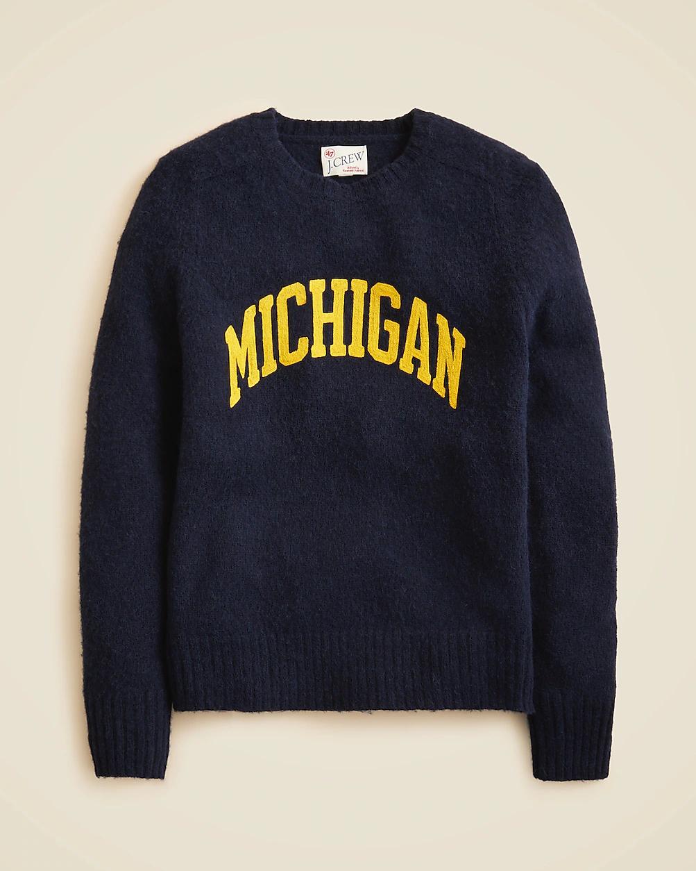 '47 X J.Crew brushed wool Michigan sweater by J.CREW