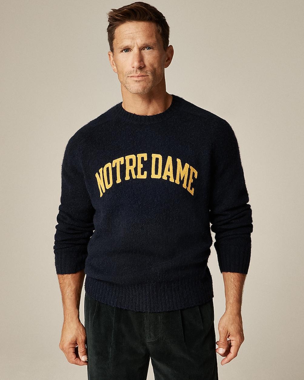 '47 X J.Crew brushed wool Notre Dame sweater by J.CREW
