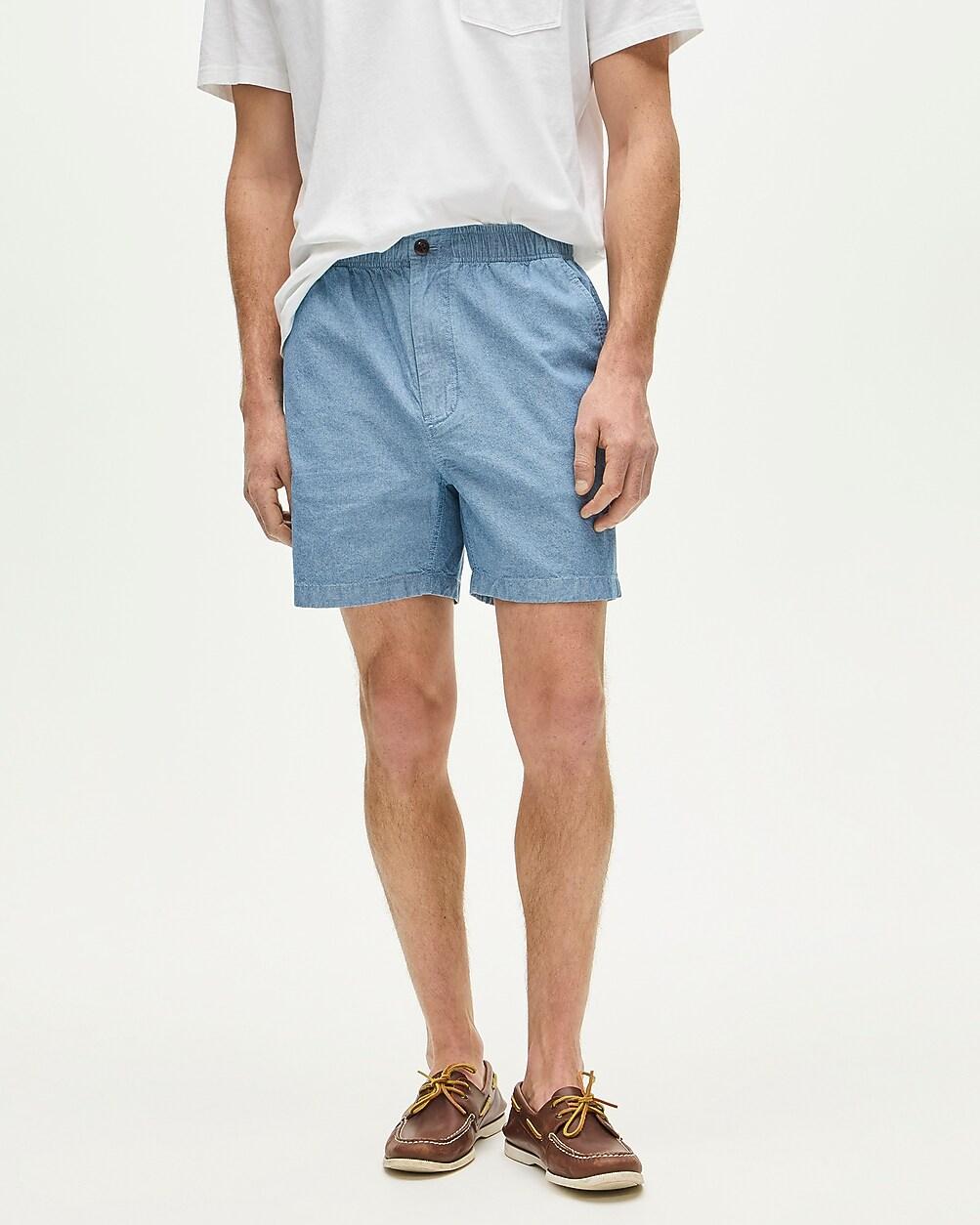 "5.5"" Pier short in chambray" by J.CREW