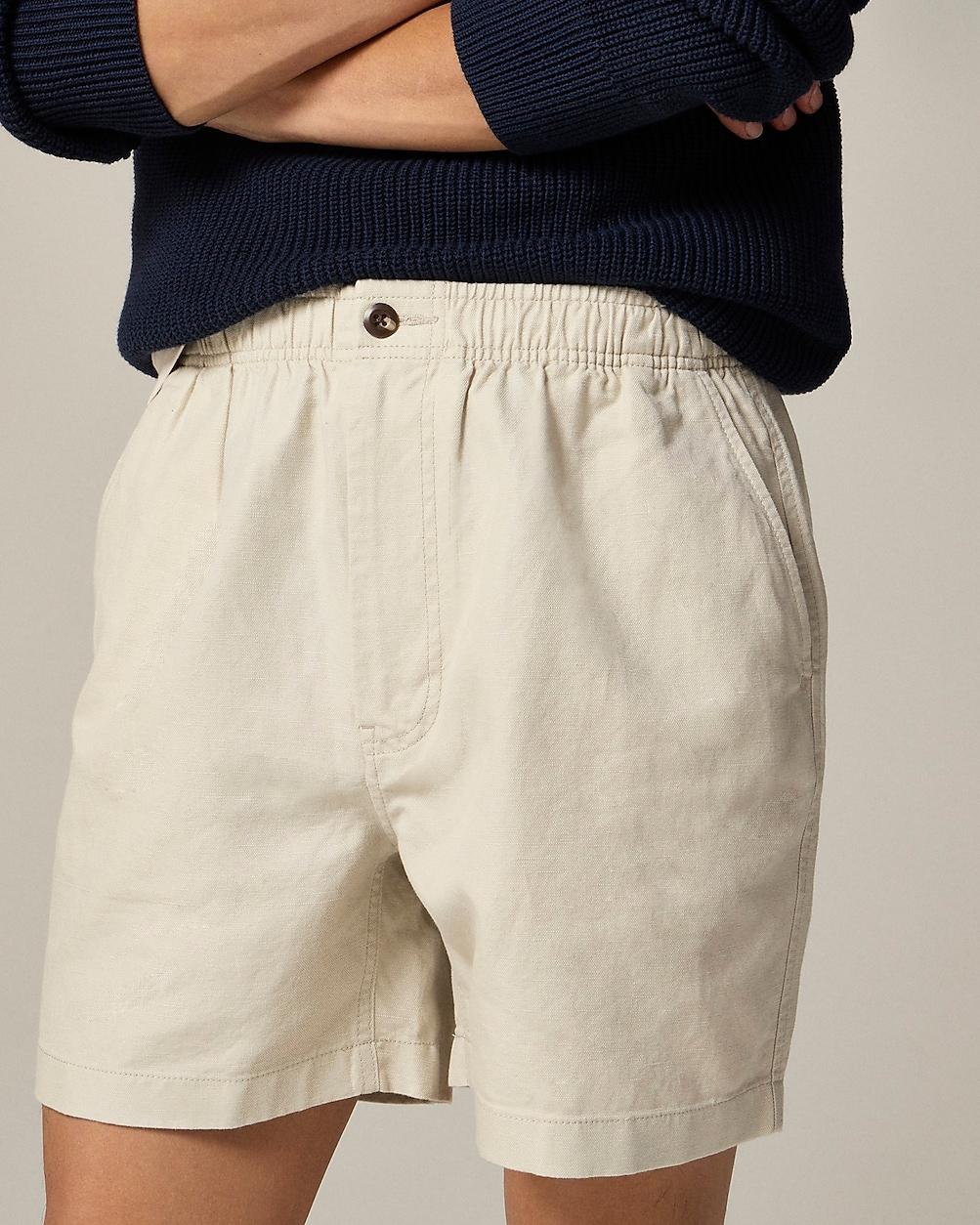 5.5'' Pier short in cotton-linen blend by J.CREW