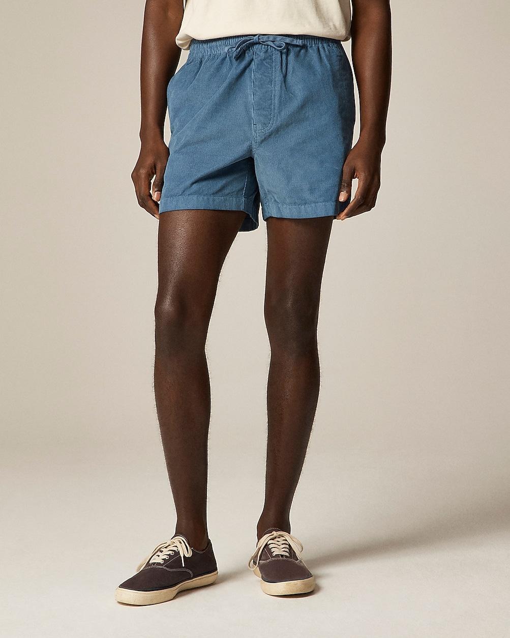 "5"" everyday drawstring short in corduroy" by J.CREW