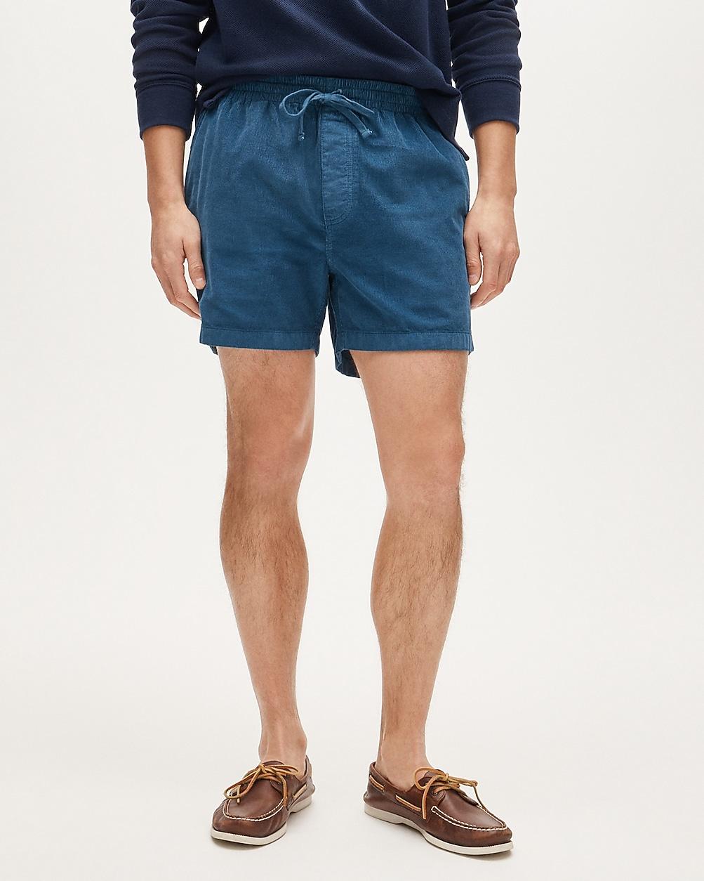 "5"" everyday drawstring short in corduroy" by J.CREW