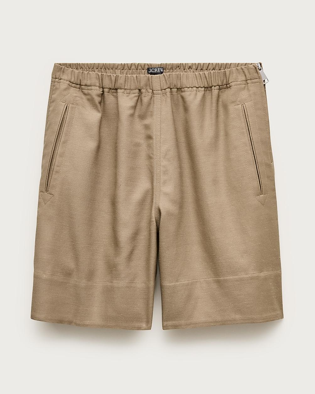"6"" short in Gramercy linen blend" by J.CREW