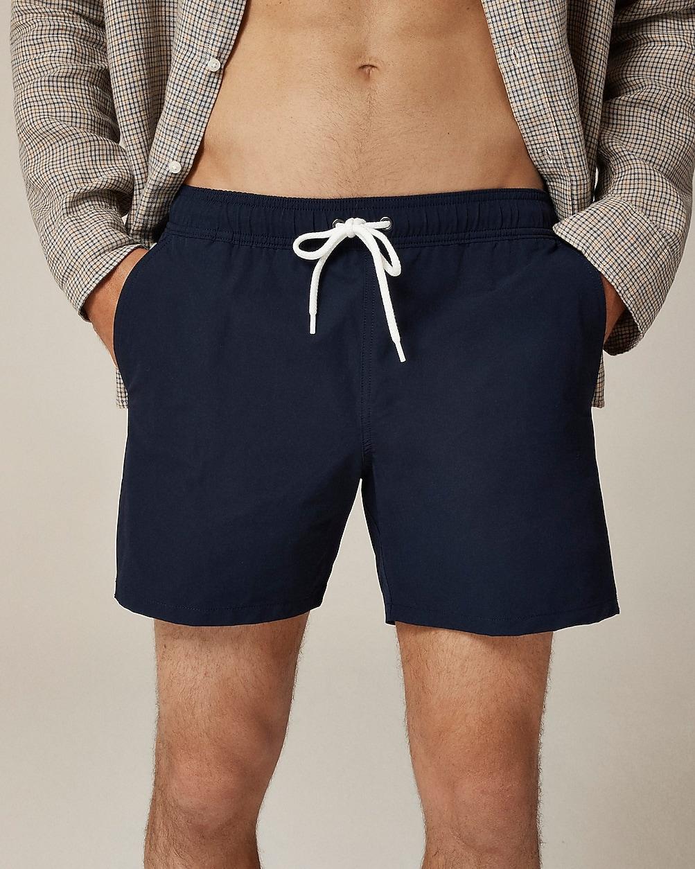 6'' stretch swim trunk with ECONYL® nylon by J.CREW
