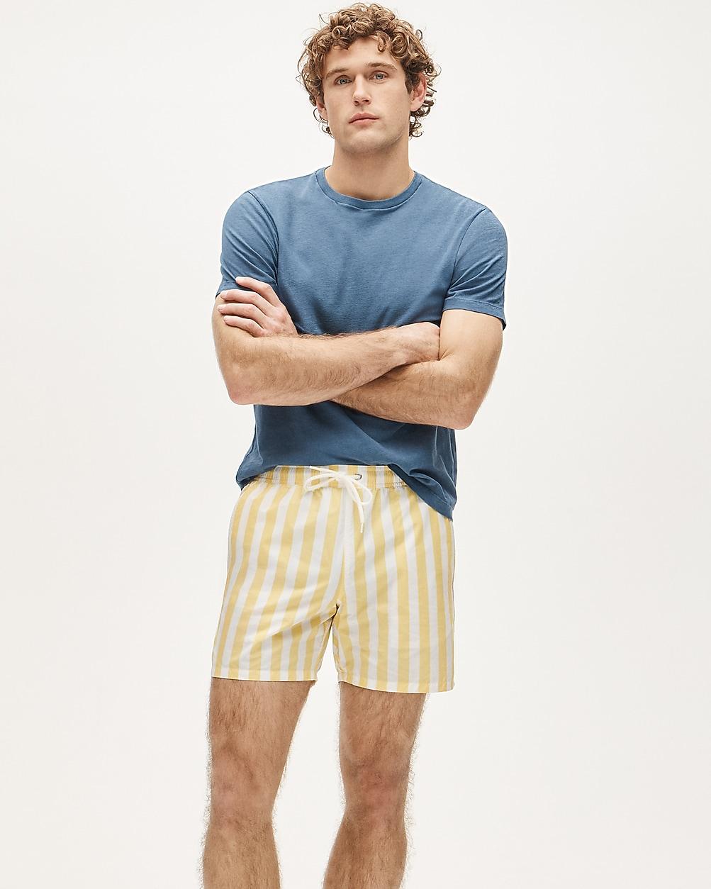 "6"" swim trunk in recycled nylon" by J.CREW