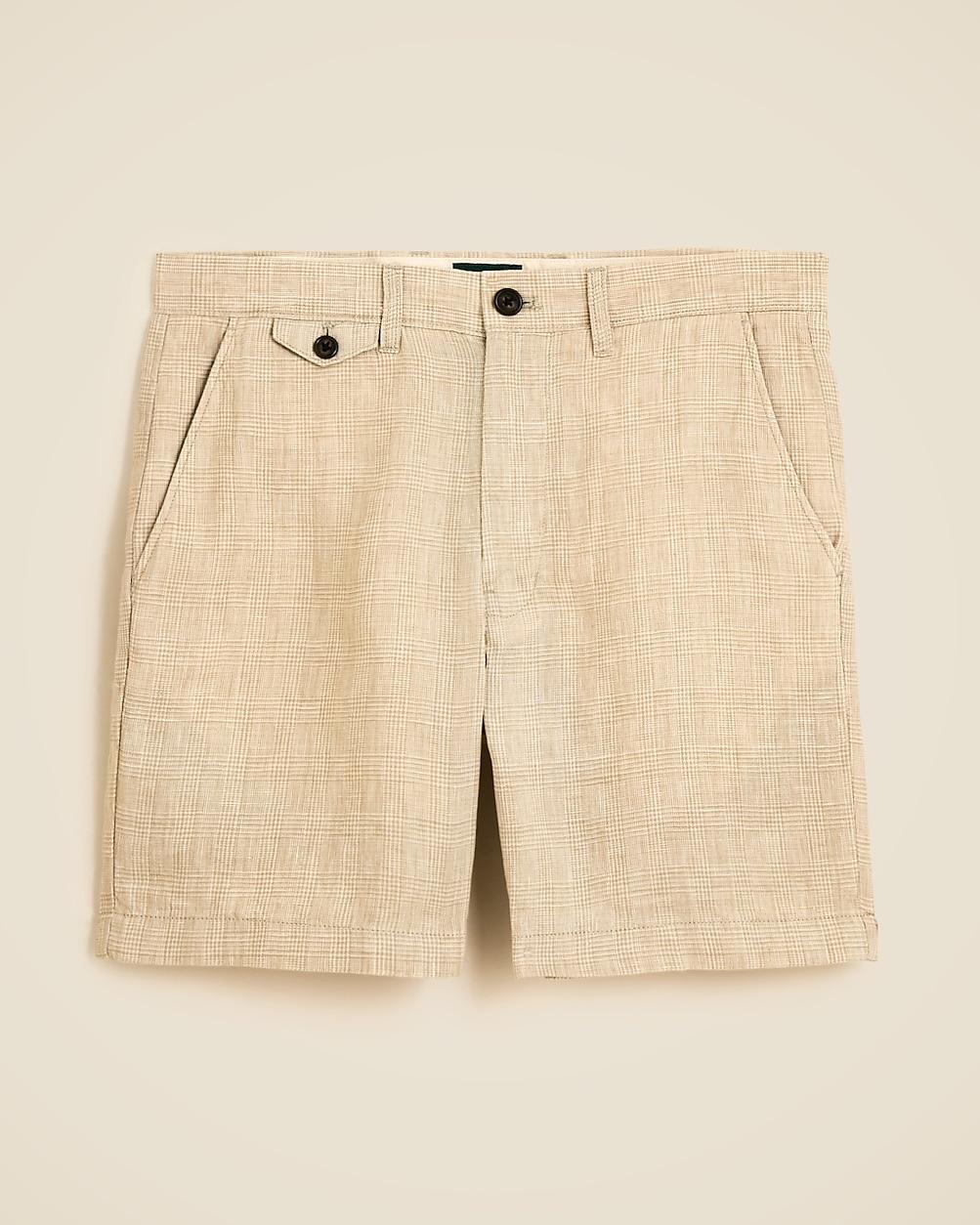 "7"" linen short" by J.CREW