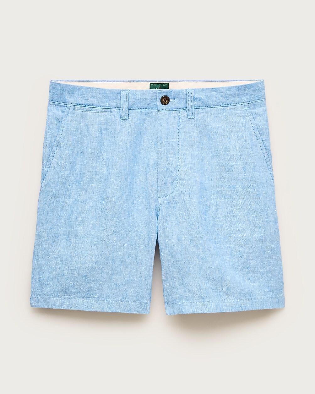 "7"" linen short" by J.CREW