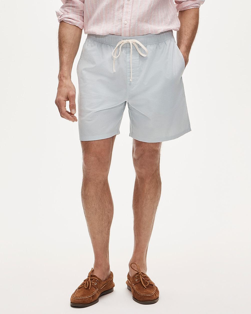 7'' lounge short in Broken-in oxford cloth by J.CREW