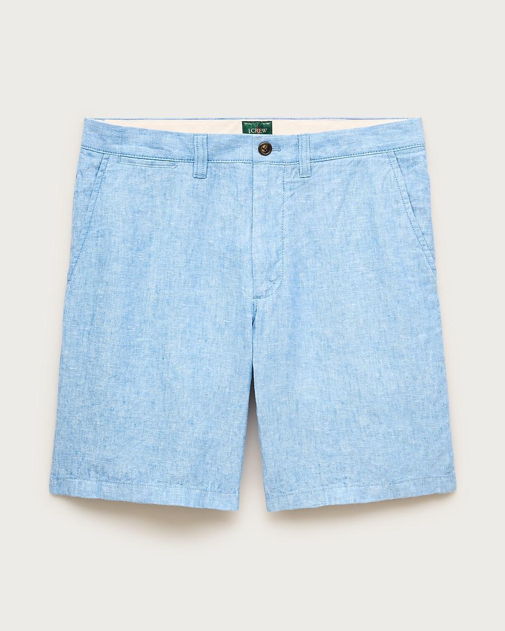 "9"" linen short" by J.CREW