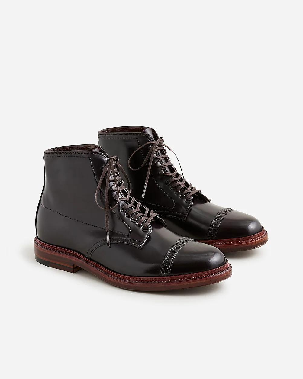 Alden® for J.Crew straight-tip cordovan boots by J.CREW