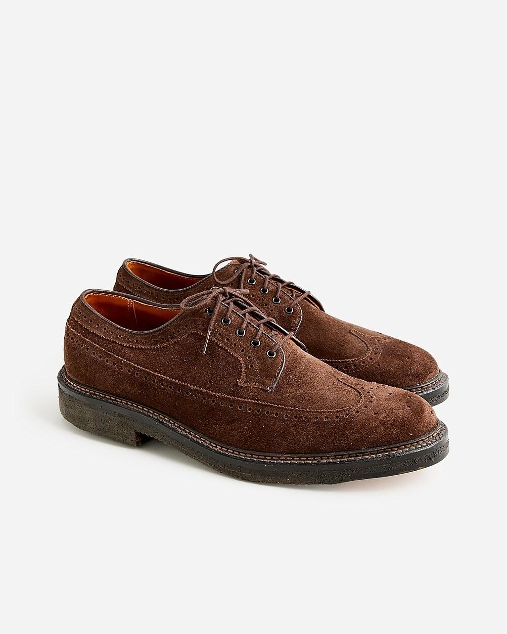 Alden® for J.Crew suede longwing bluchers with crepe soles by J.CREW