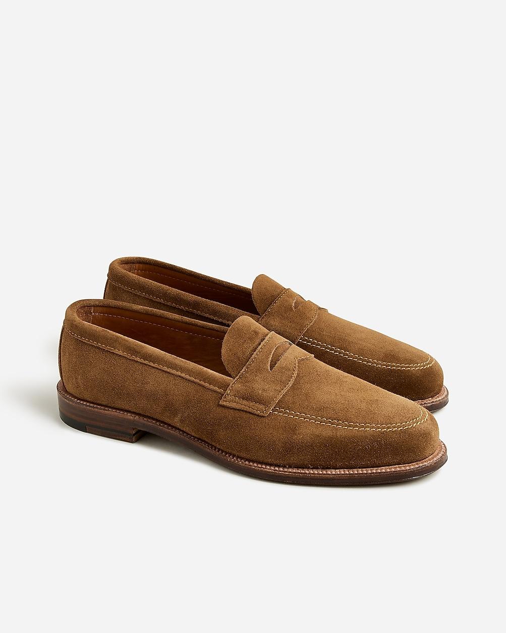 Alden® for J.Crew suede penny loafers by J.CREW