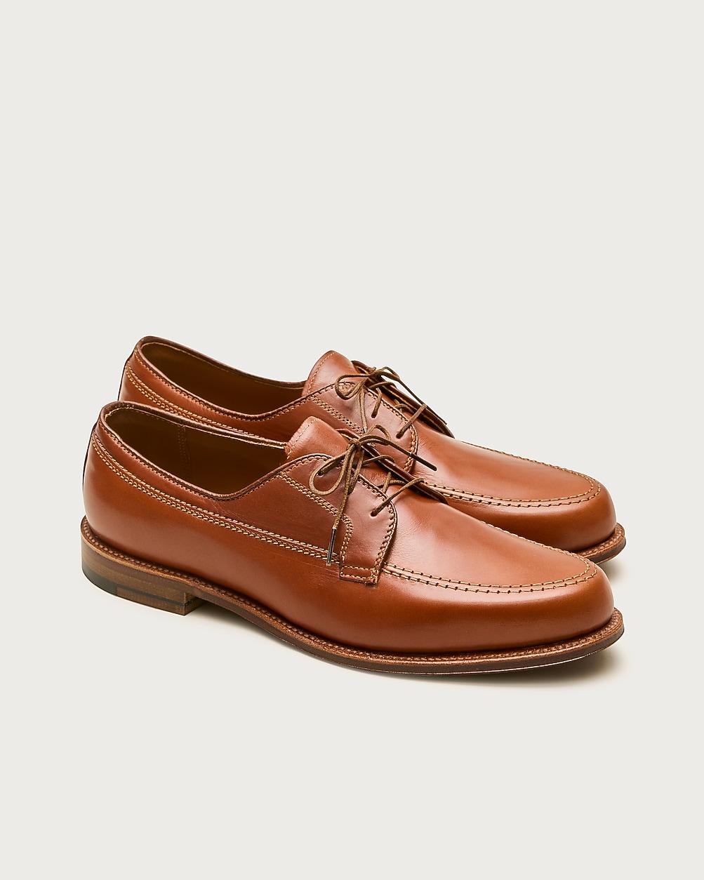 Alden® for J.Crew three-eye bluchers in leather by J.CREW