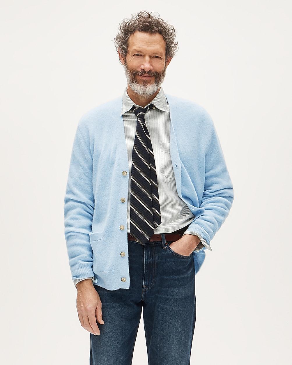 Alpaca-blend V-neck cardigan by J.CREW
