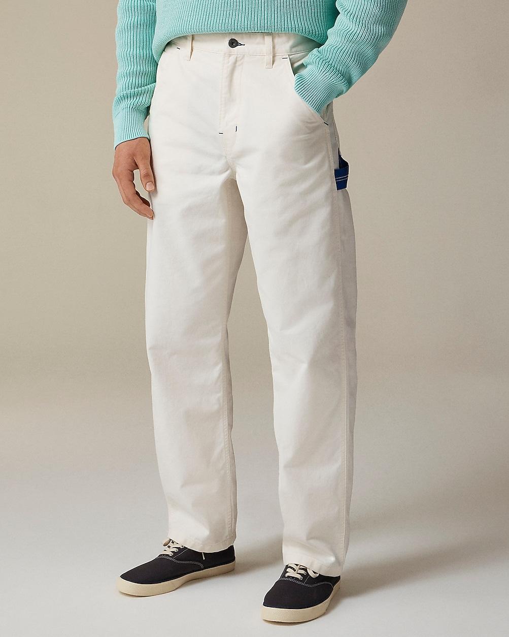 Atlantic Coastal Supplies X J.Crew dockyard pant in cotton by J.CREW