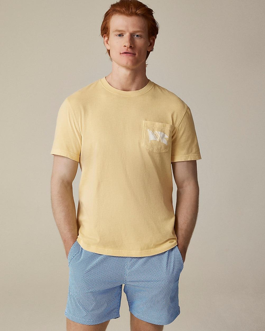 Atlantic Coastal Supplies X J.Crew vintage-wash cotton graphic T-shirt by J.CREW
