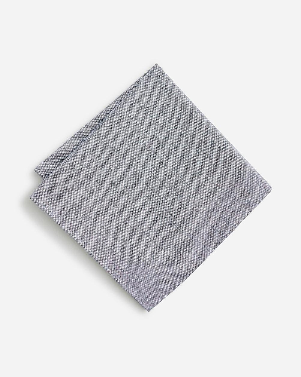 Baird McNutt Irish cotton-linen blend pocket square by J.CREW