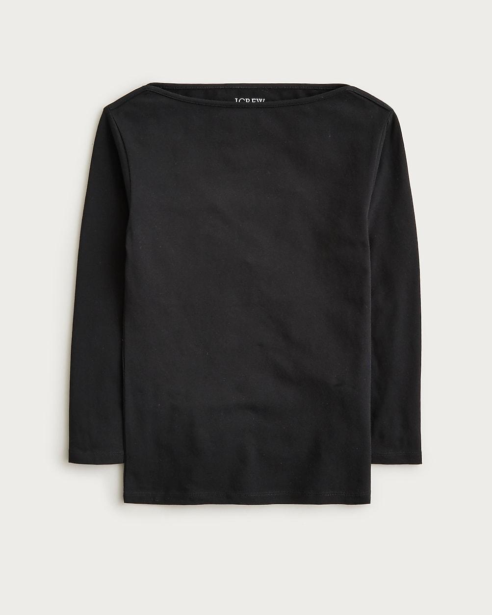 Ballet-sleeve top in lightweight stretch cotton blend by J.CREW