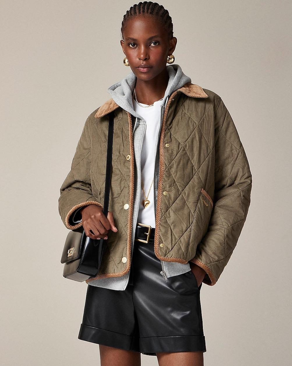Barbour® Emilia quilted jacket by J.CREW