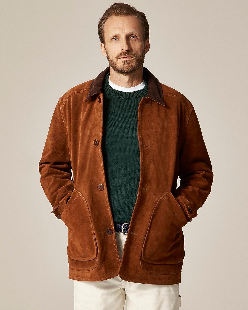 Barn Jacket™ in Italian suede by J.CREW