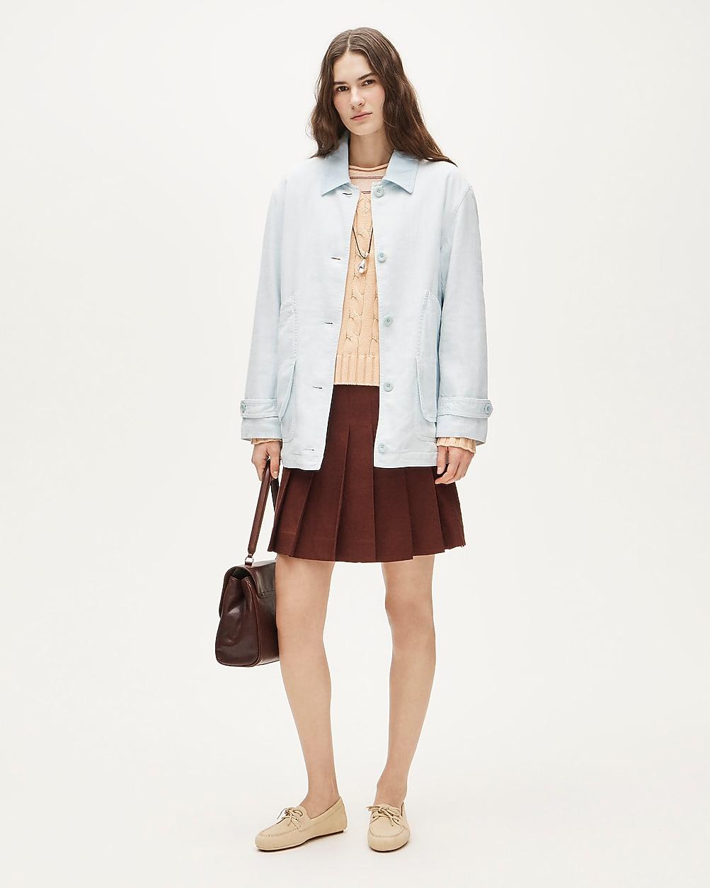 Barn Jacket™ in linen blend by J.CREW