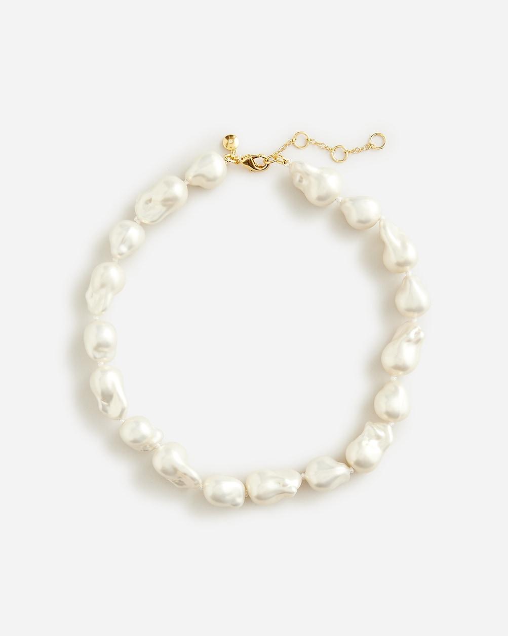 Baroque pearl necklace by J.CREW