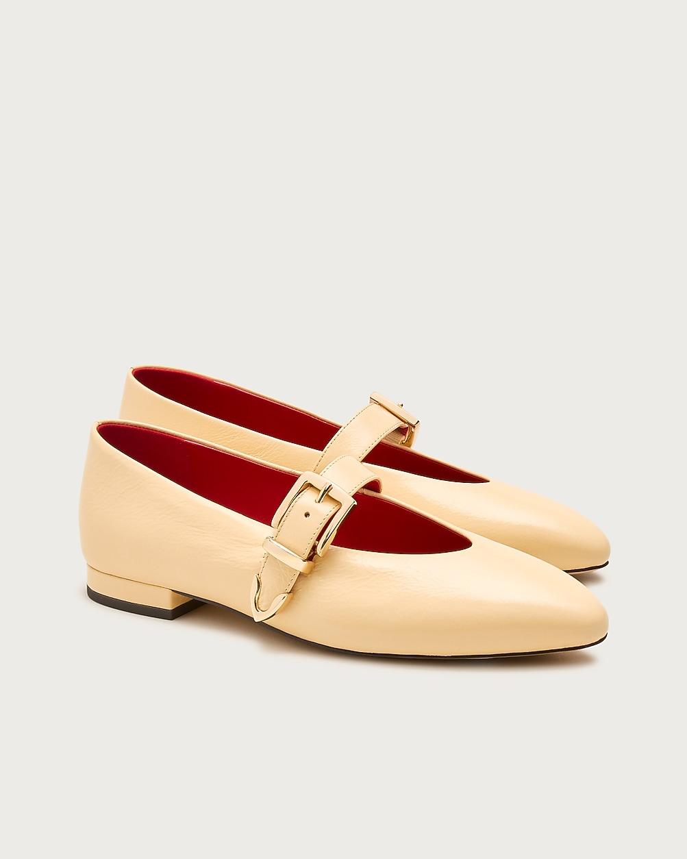 Bea Mary Jane ballet flats in leather by J.CREW