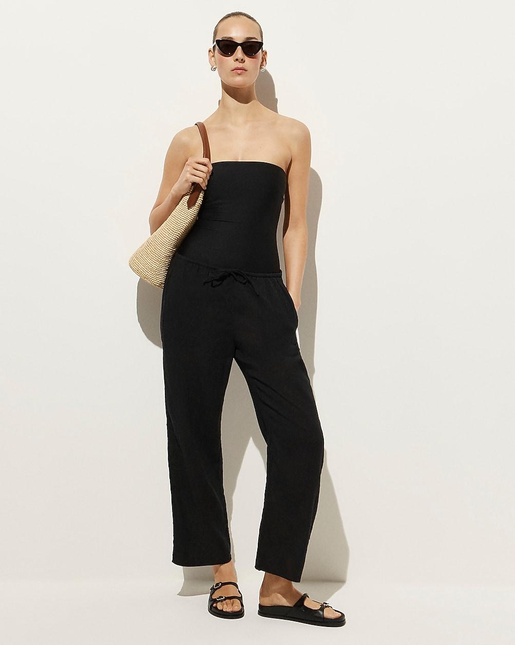 Beach pant in Hampton linen-blend by J.CREW