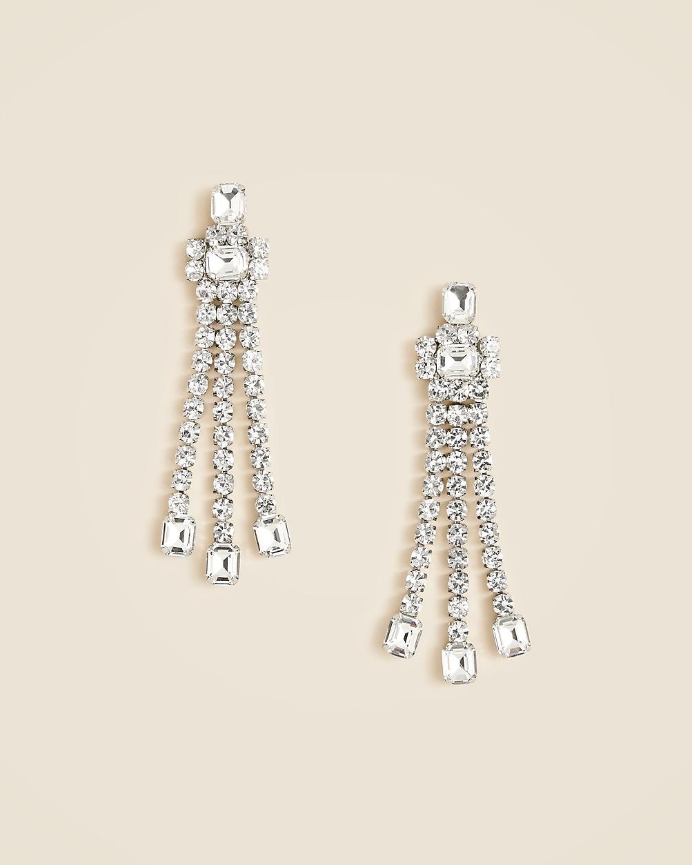 Beaded tassel earrings by J.CREW