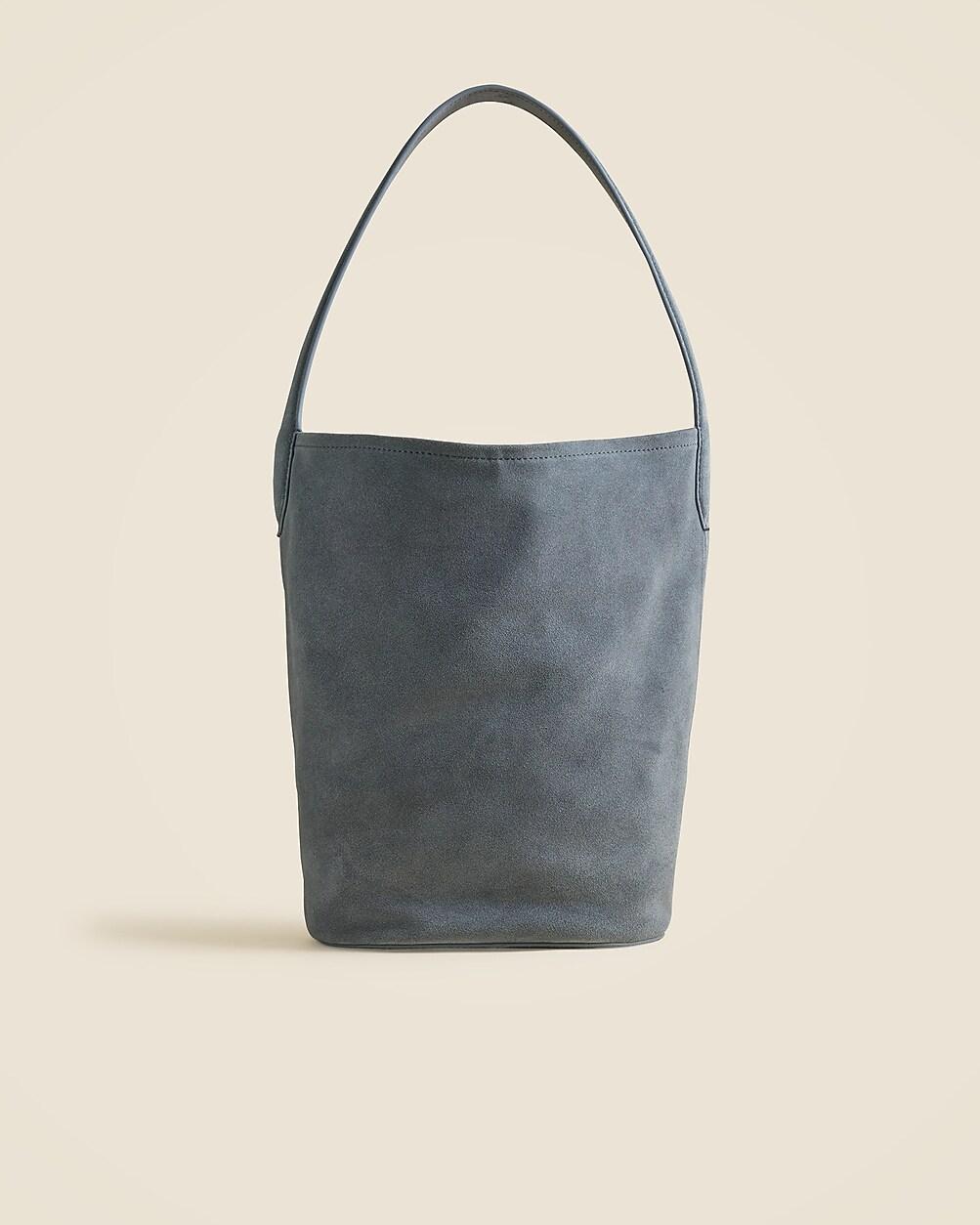 Berkeley bucket bag in suede by J.CREW