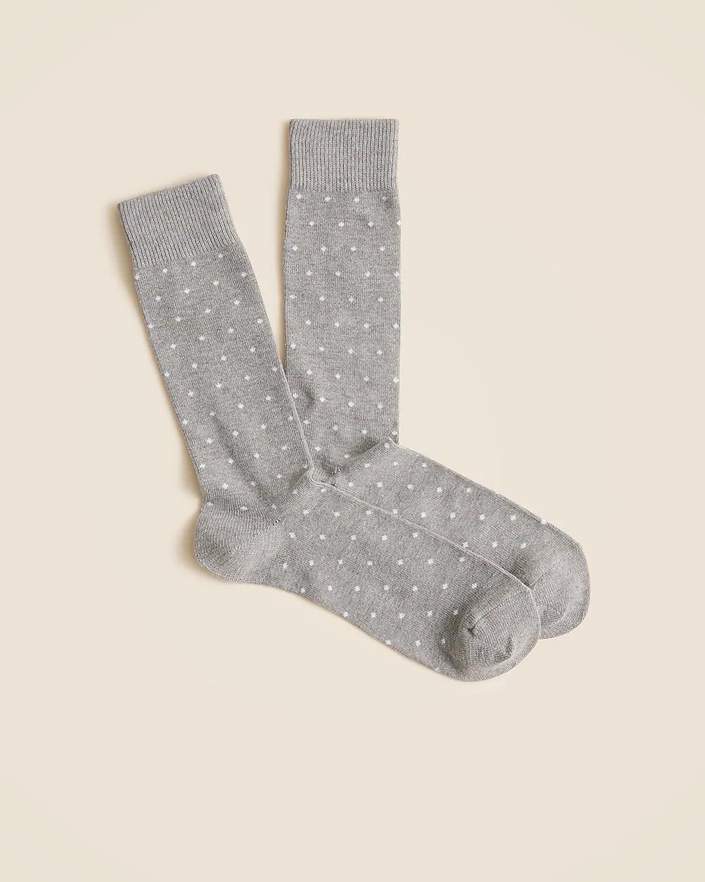 Bird's eye&ndash;print socks by J.CREW