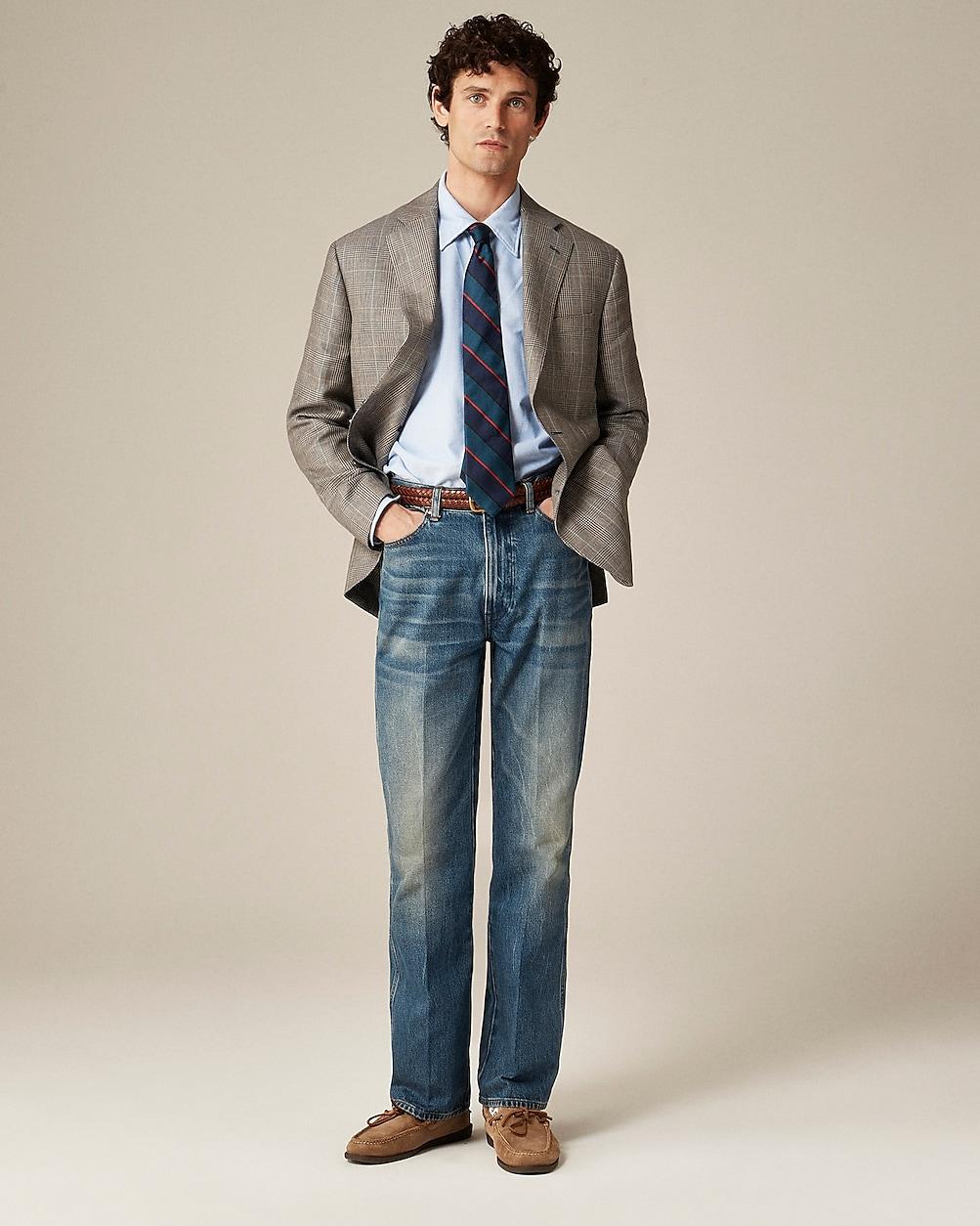 Blazer in English wool-linen blend by J.CREW