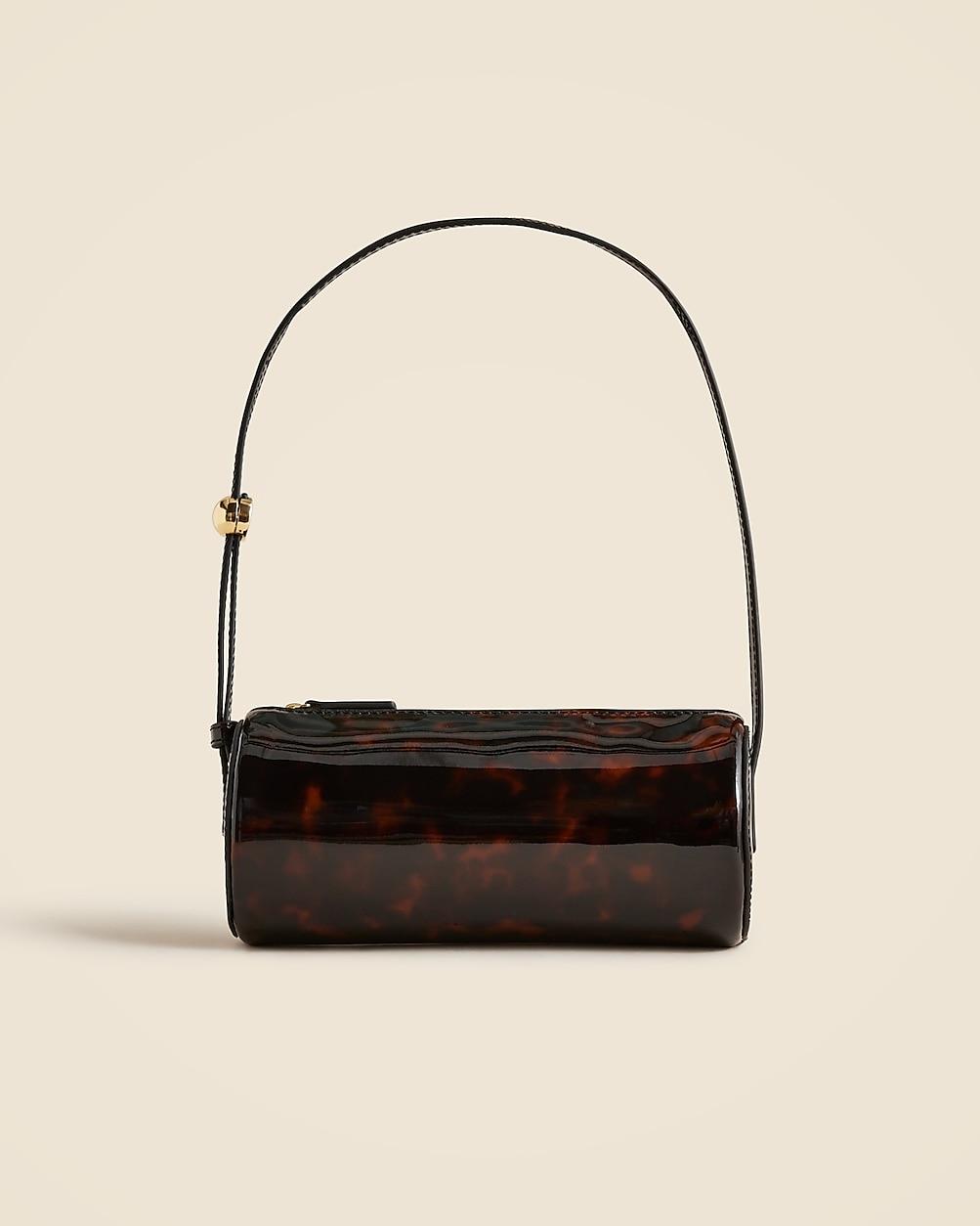 Bordeaux bag in tortoise-print leather by J.CREW